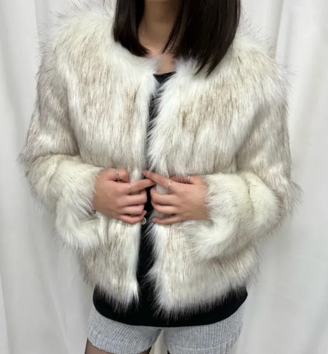 고블린 퍼 후크자켓 상품이미지1