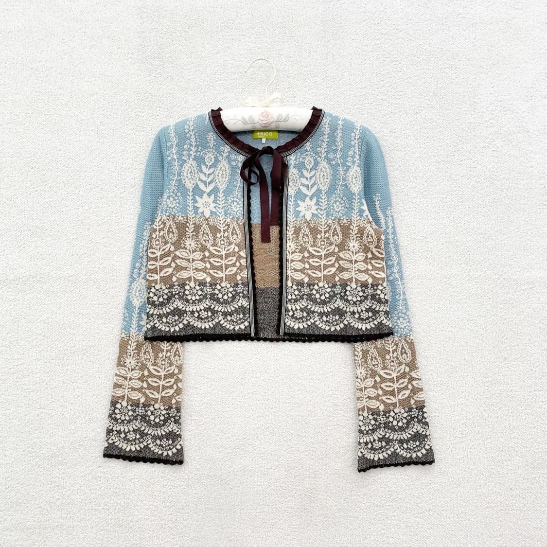 히피페어리 ♥ 모리 자수 가디건 상품이미지1
