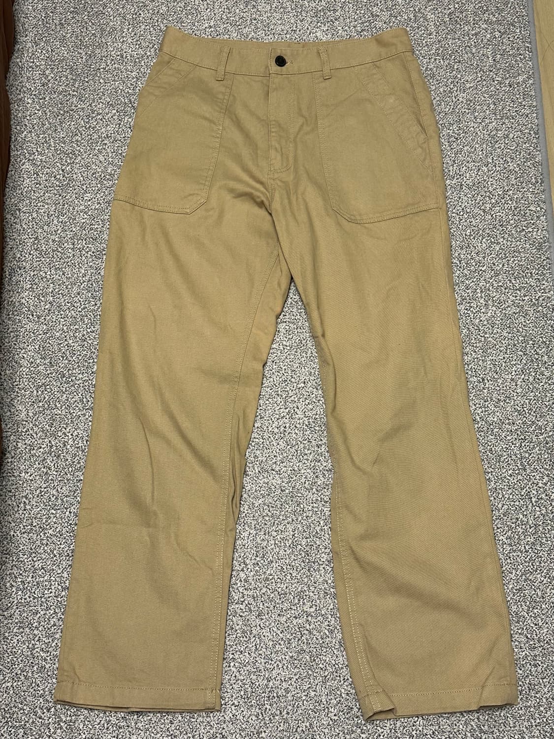 유니폼브릿지 코튼 베이지 팬츠 상품이미지2