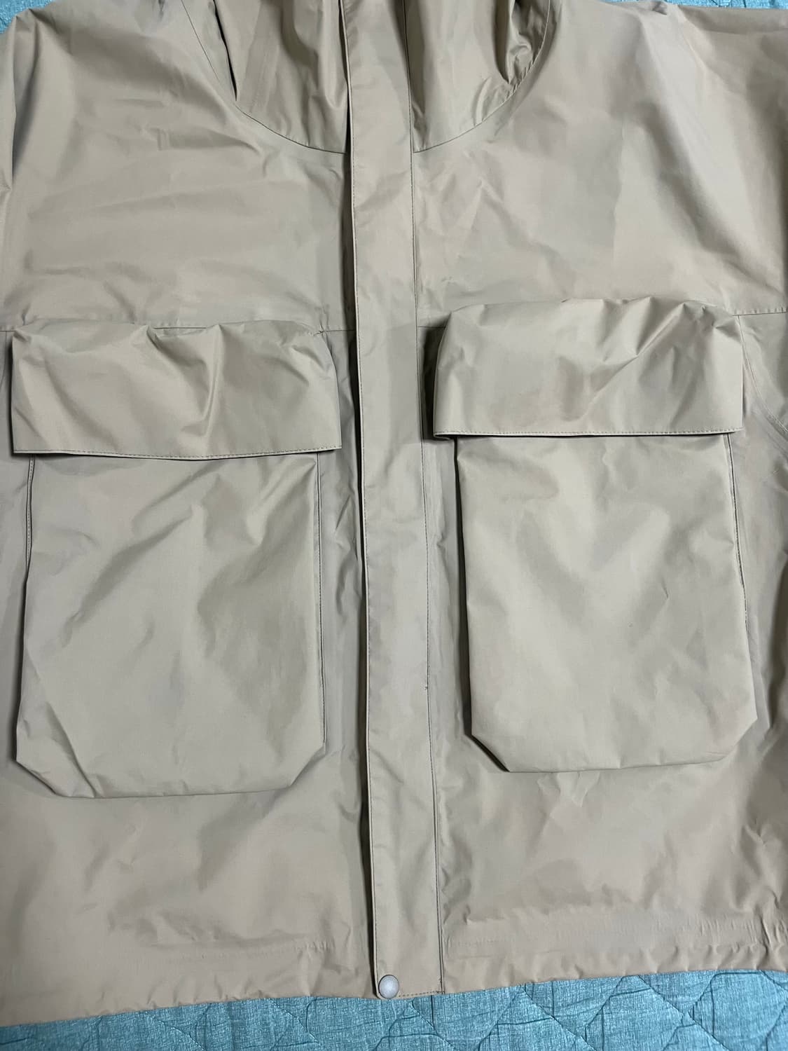 언유즈드 빅퍼켓 윈드브레이커 베이지 3size 상품이미지3
