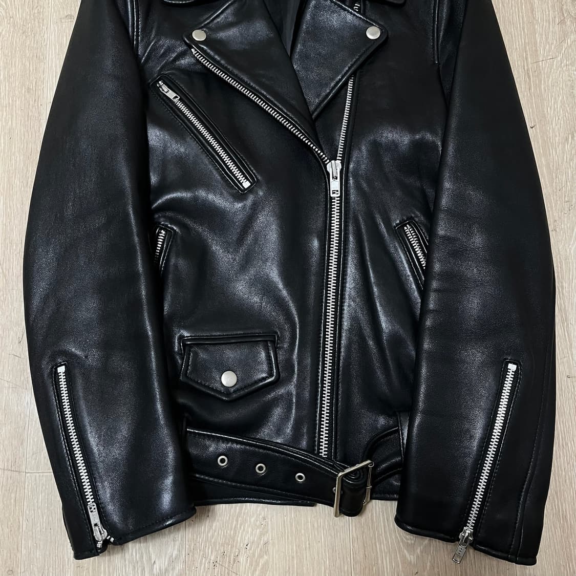 비바스튜디오 더블 라이더 레더 가죽자켓 M/95  상품이미지3