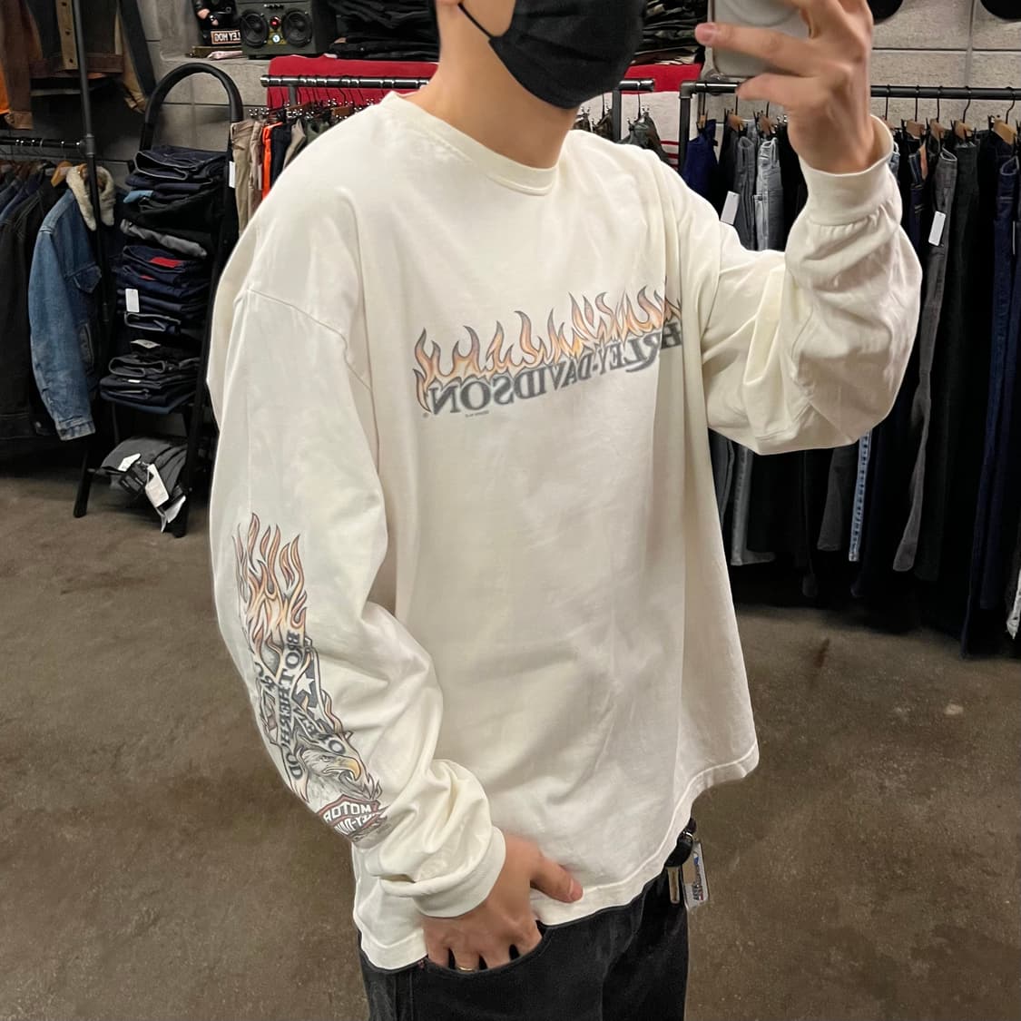 할리데이비슨 플레임 롱슬리브 (105) 상품이미지6