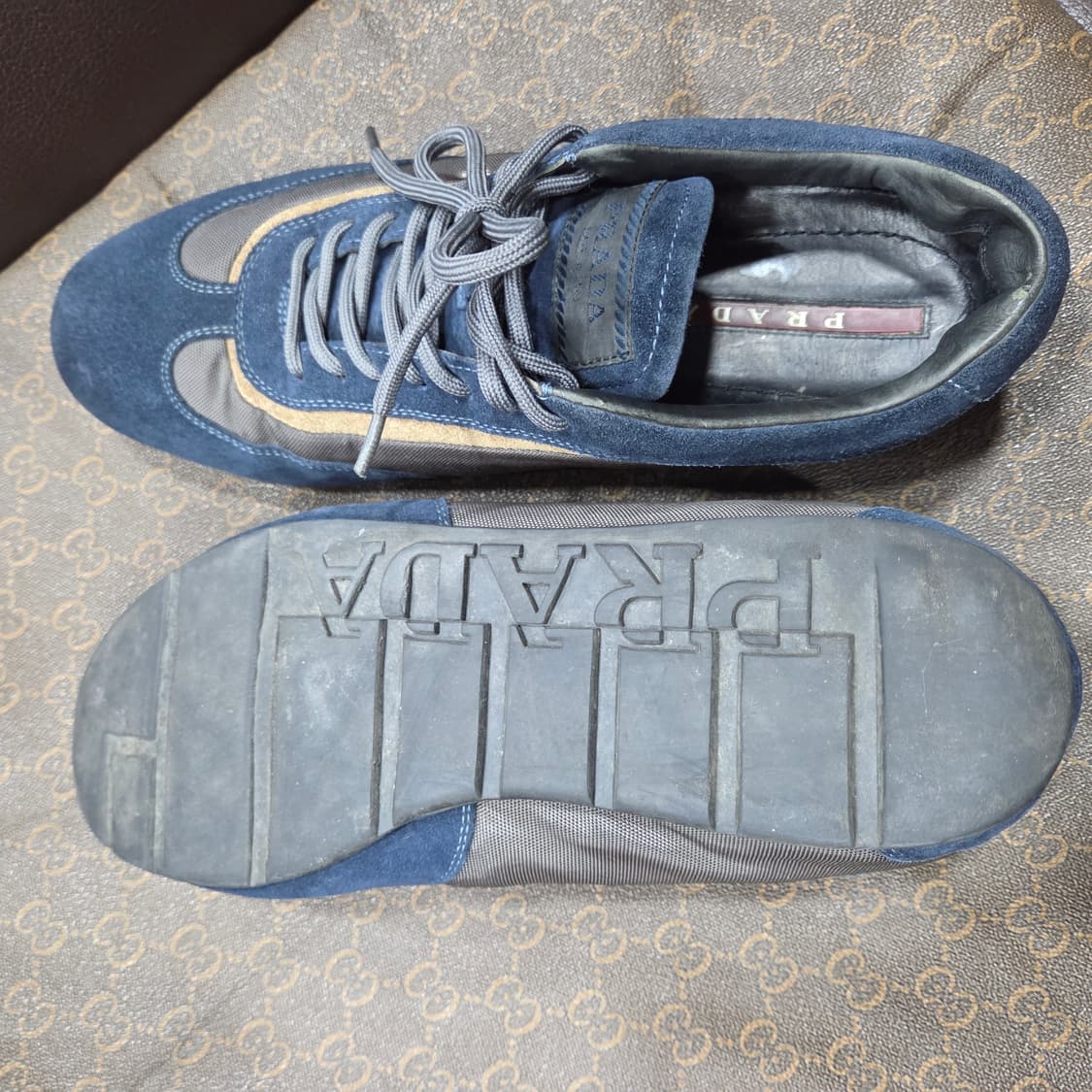 프라다 스웨이드 스니커즈 상품이미지8