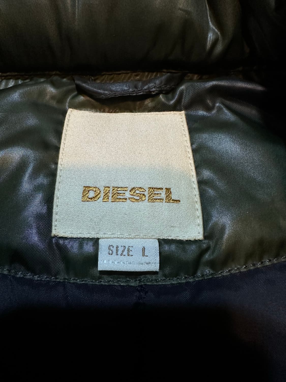 디젤 밀리터리 경량패딩 상품이미지3