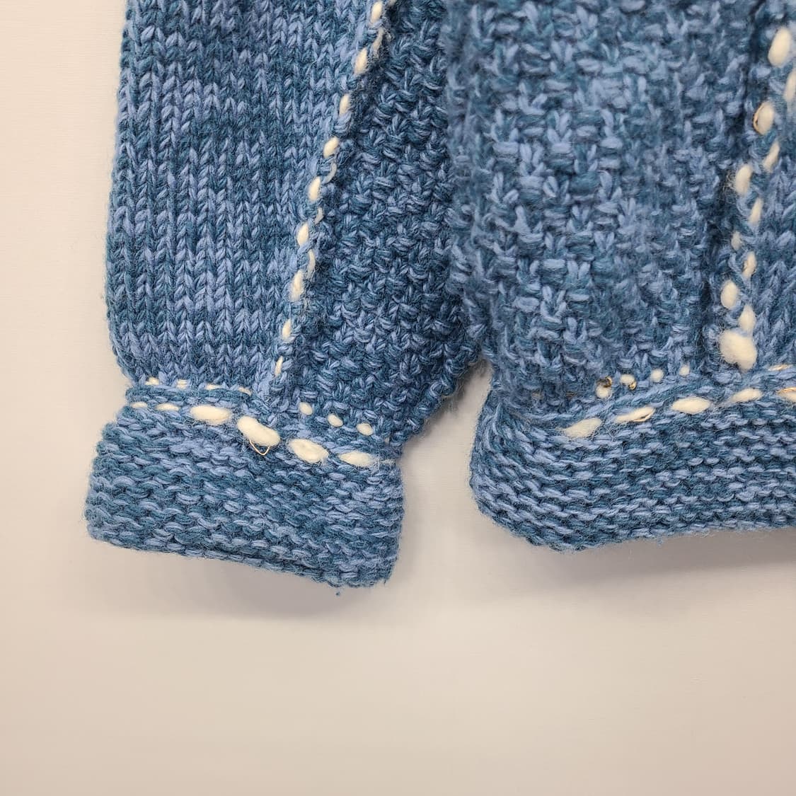 캐피탈 울 핸드 니트 코위찬 G쟌 블루 (EK-1344) 상품이미지3