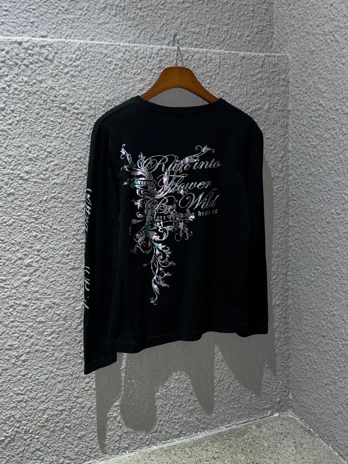 글리터 레터링 빈티지 티셔츠 상품이미지2