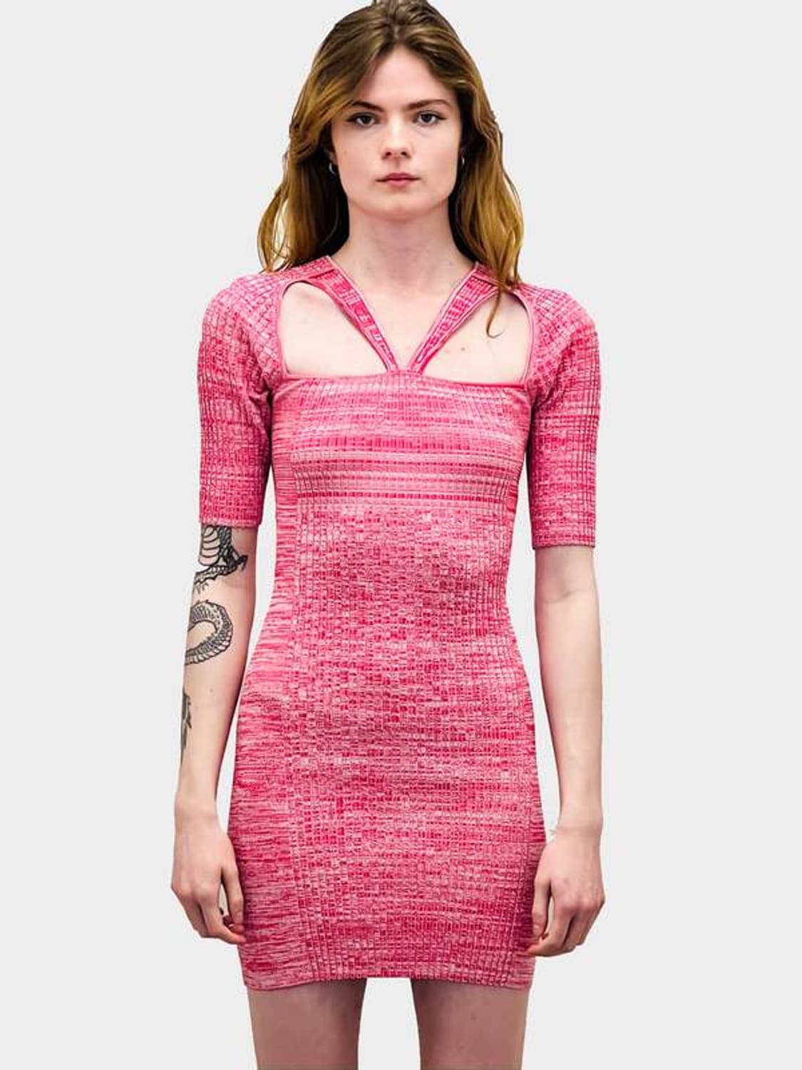 GANNI 가니 컷아웃 니트 원피스 상품이미지1