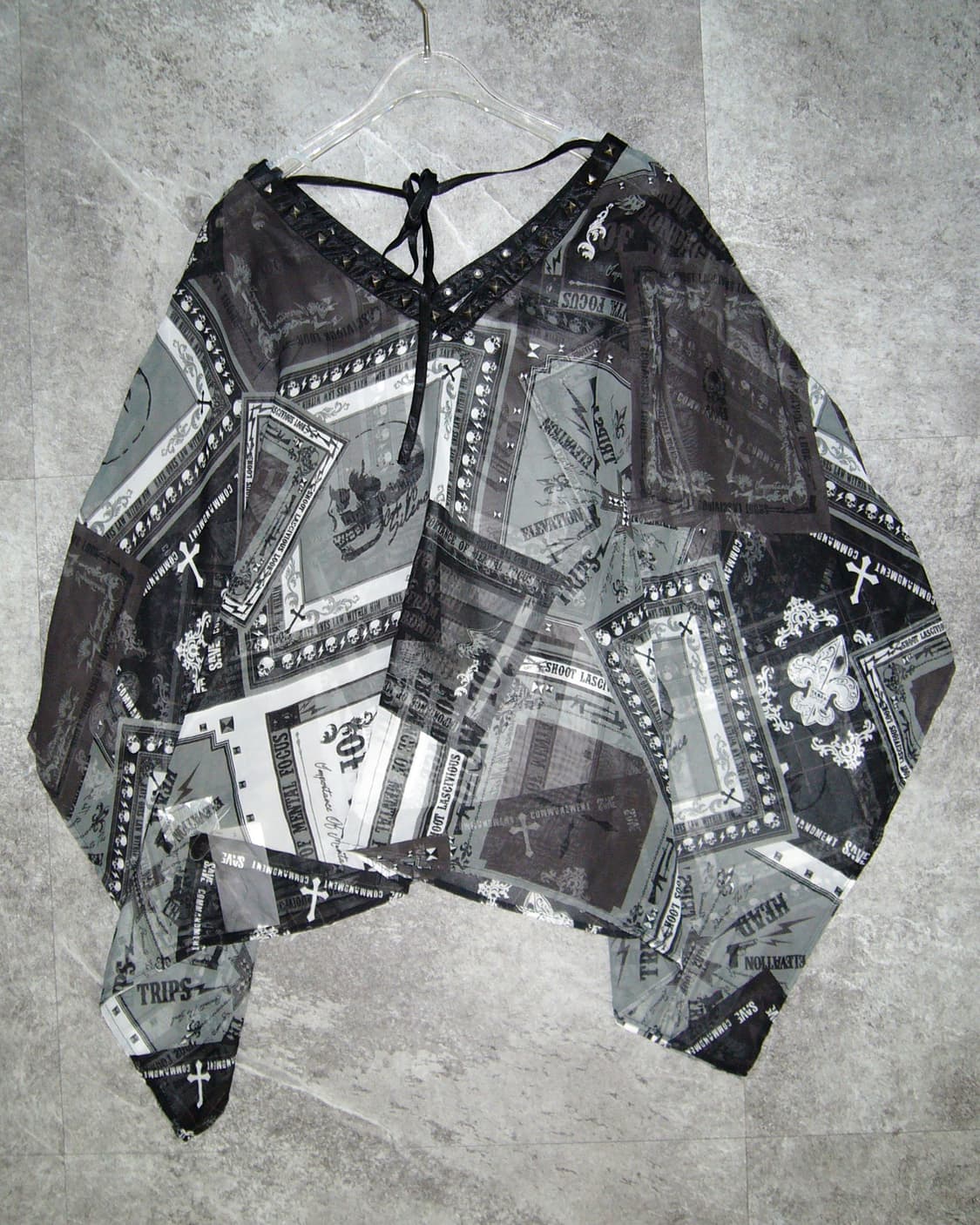 GHOSTOFHALEM Pancho Blouse 상품이미지2