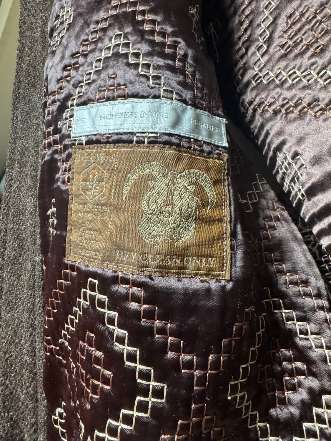 넘버나인 02AW Nowhere Man 울 자켓 상품이미지3