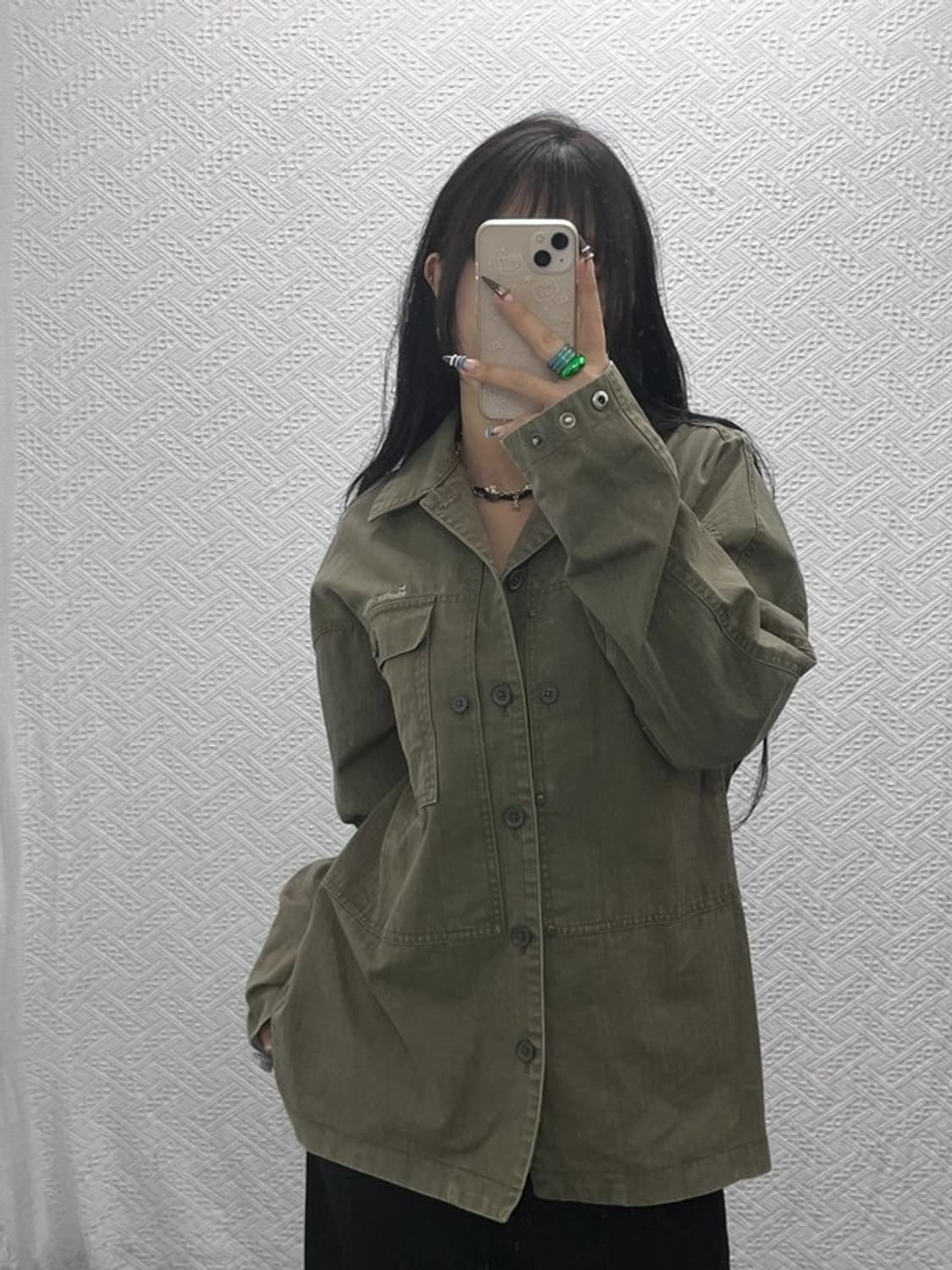 나이키 올드스쿨 빈티지 캐주얼 카라 워크 자켓 L C07941 상품이미지1