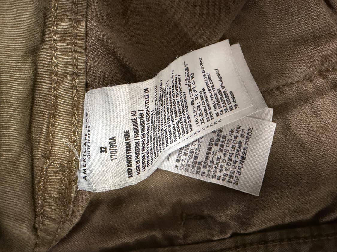 아메리칸이글 카키 카고 반바지 32사이즈 상품이미지4