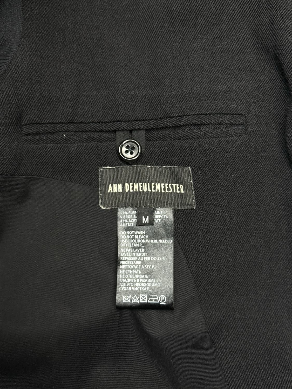 앤 드뮐미스터 4버튼 자켓 상품이미지2