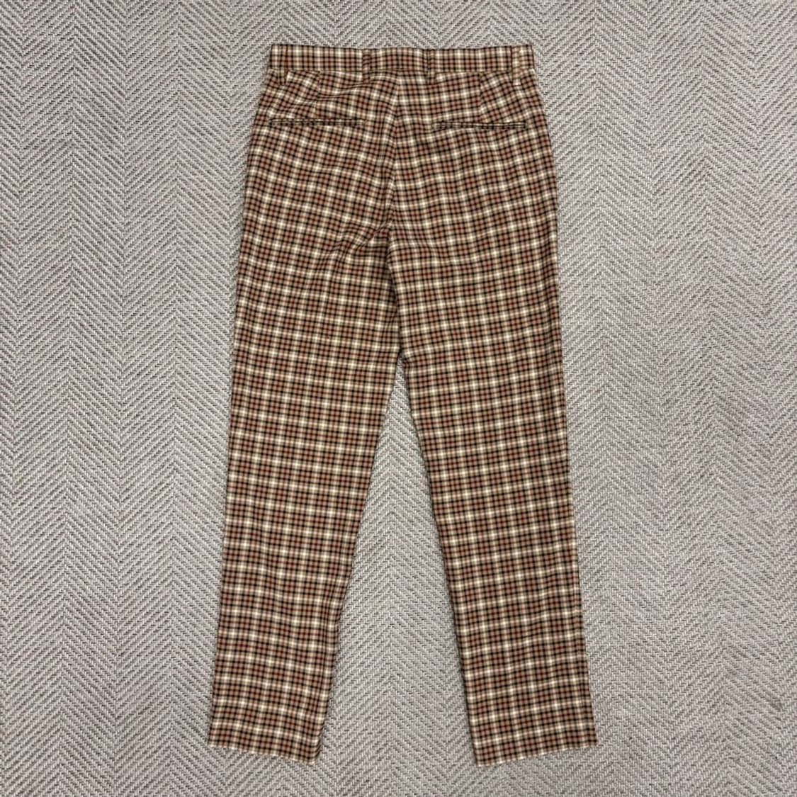 하레 체크 슬랙스 v1101 상품이미지2