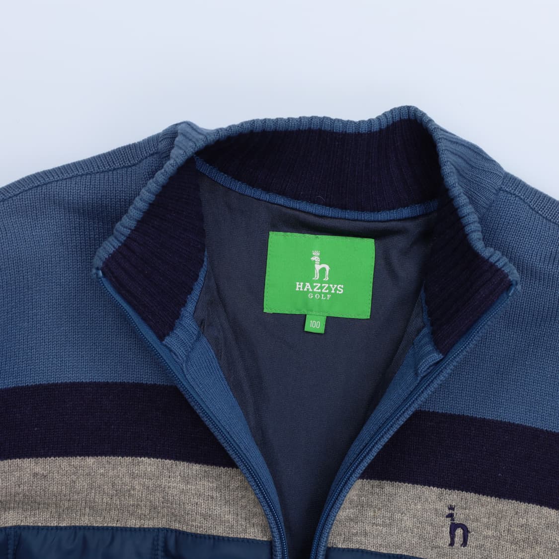 100 헤지스골프 방풍 니트집업 0210H1 상품이미지3