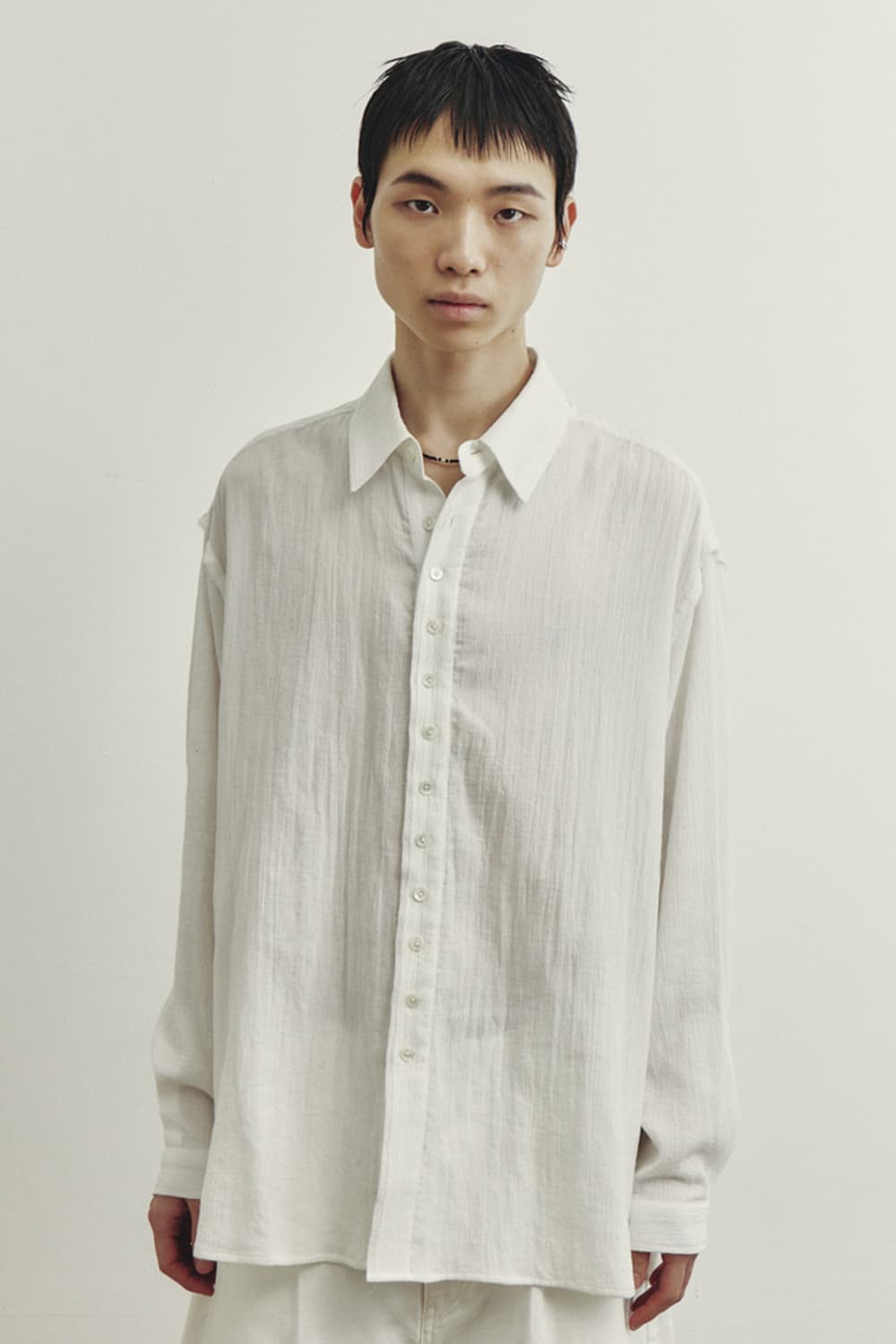 유스 25ss buttoned shirt M 상품이미지6