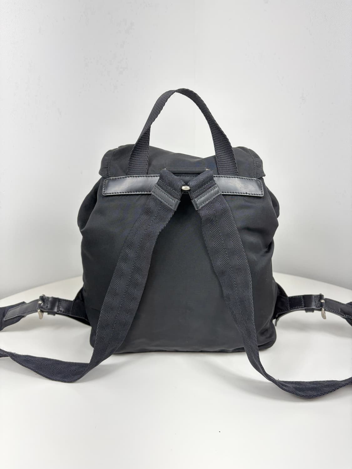 프라다 나일론 투포켓 스몰 백팩 상품이미지6