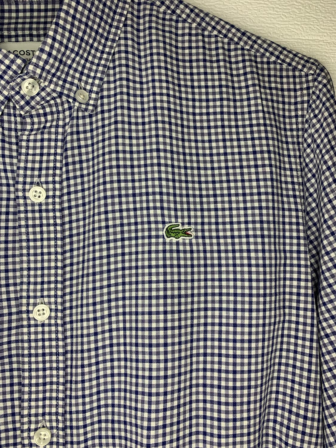 라코스테 체크 셔츠 남방 상품이미지3