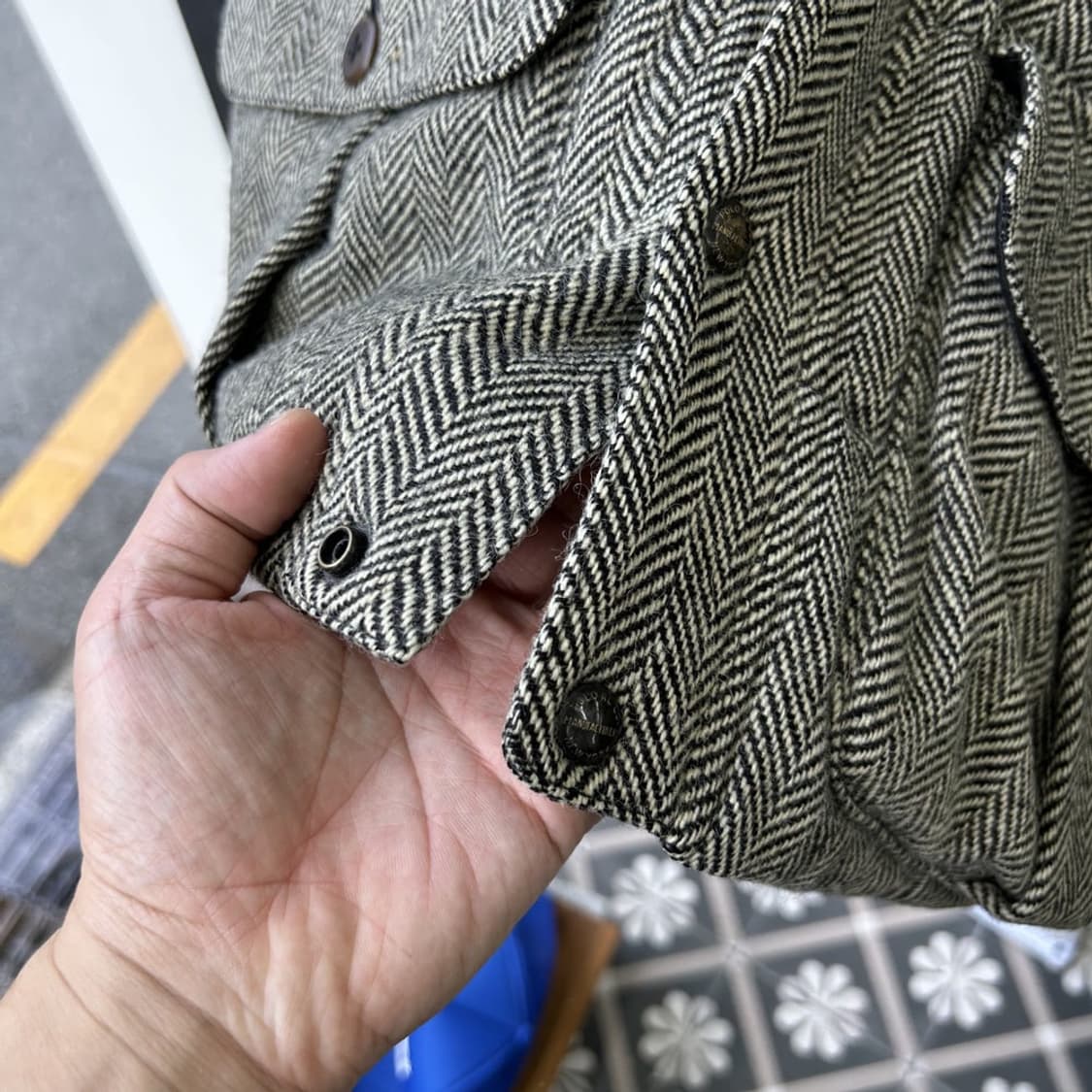 15279 - 폴로 랄프로렌 헤링본 덕다운 패딩 베스트 상품이미지4