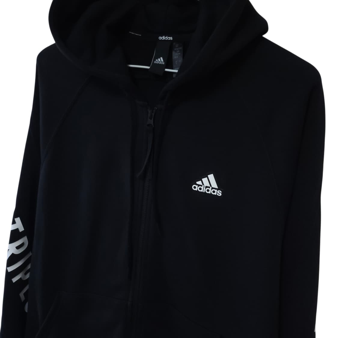 아디다스 후드집업 블랙 95-100 트레이닝 상품이미지3
