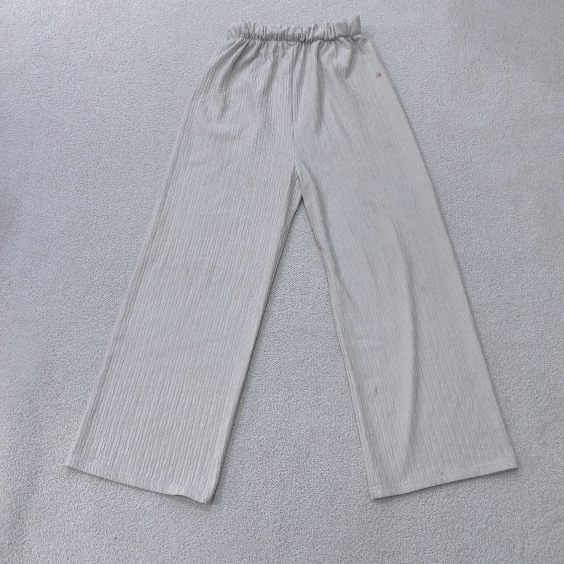 실측확인 빈티지 주름 와이드 팬츠 0310E 상품이미지2