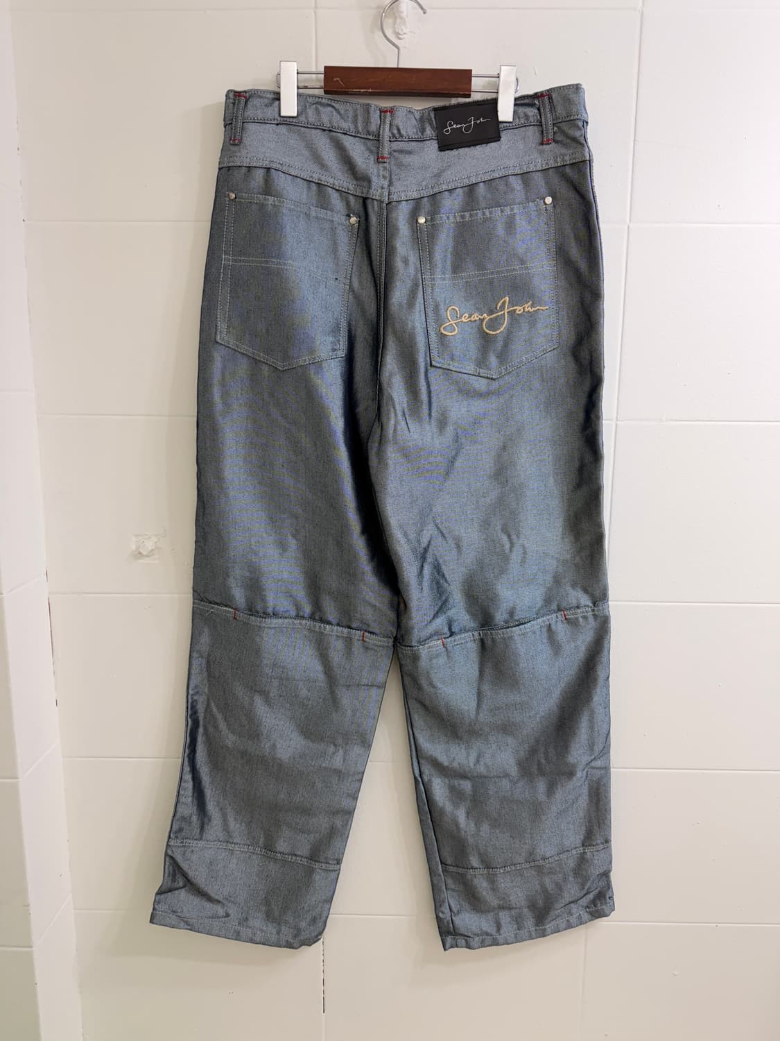 Sean John 실버 힙합 데님 팬츠 상품이미지7