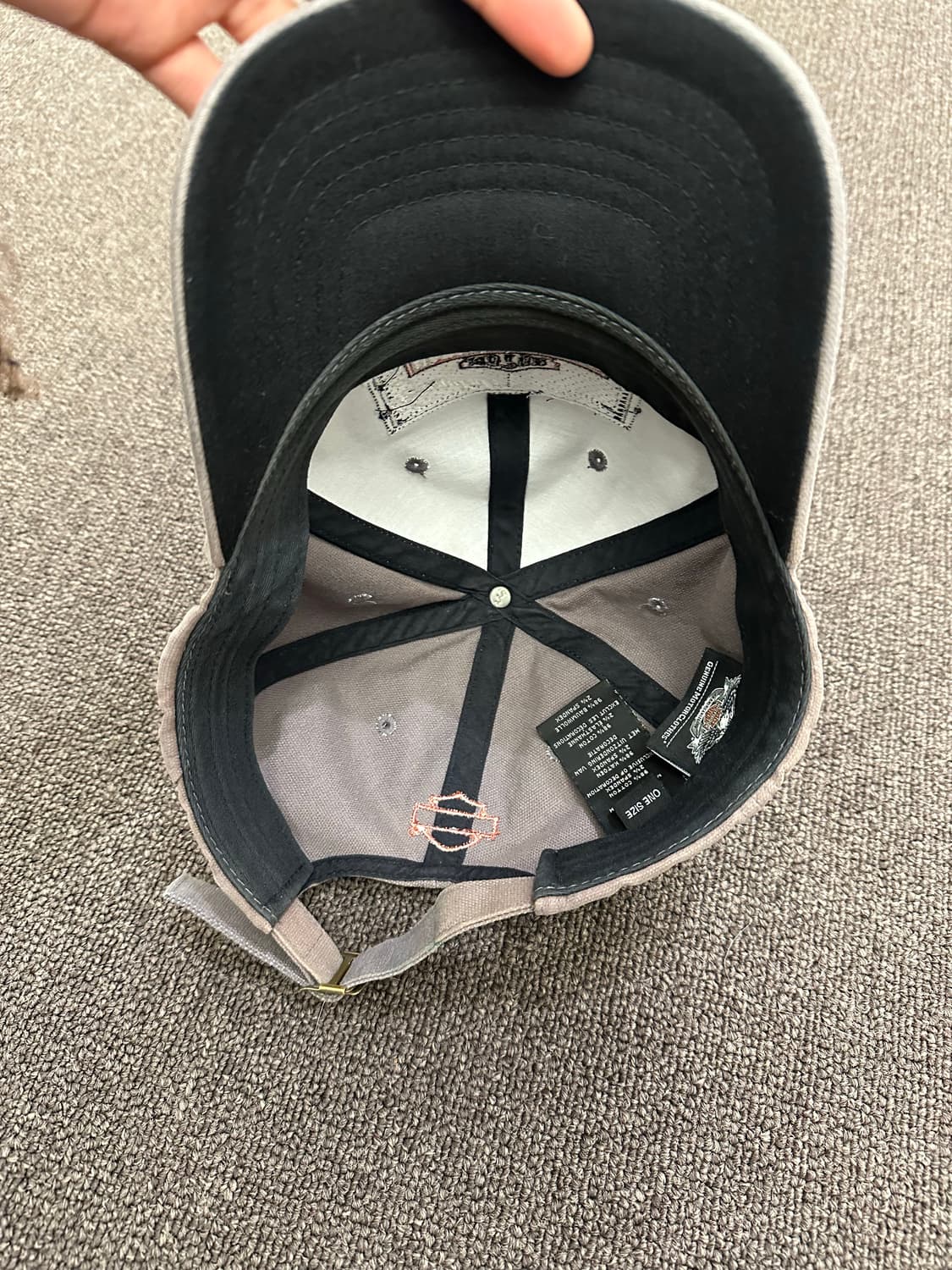 할리데이비슨 빈티지 자수 볼캡 상품이미지6