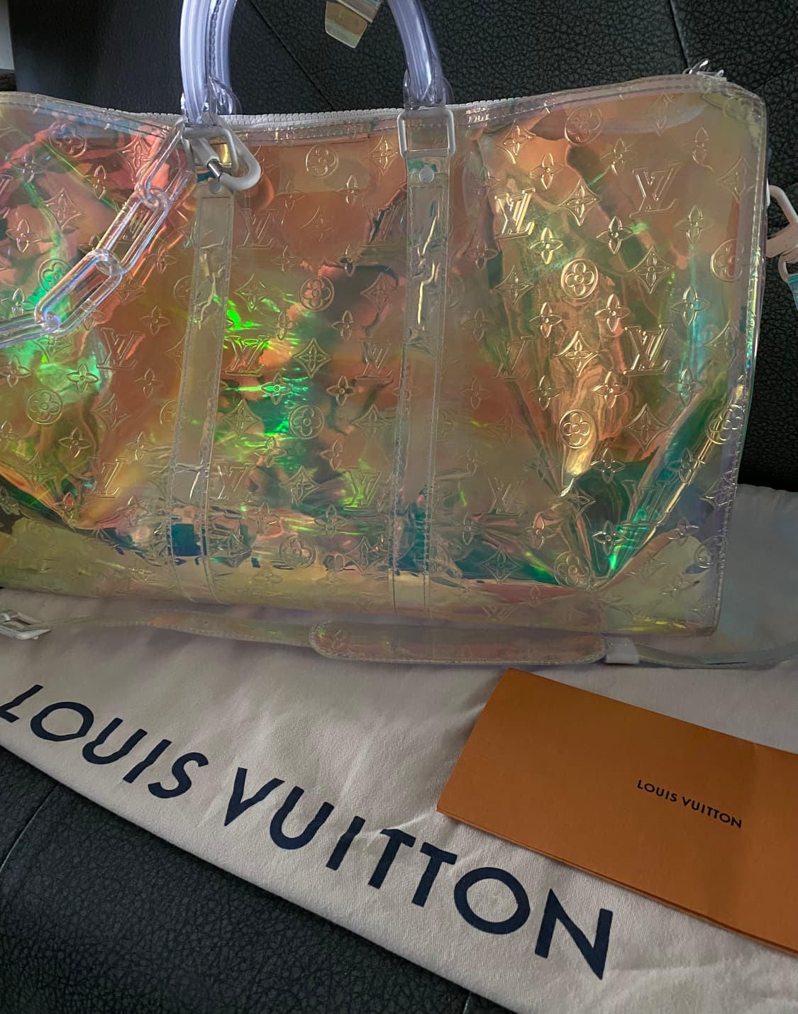 루이비통 키폴 50 pvc 프리즘 택보유 상품이미지2