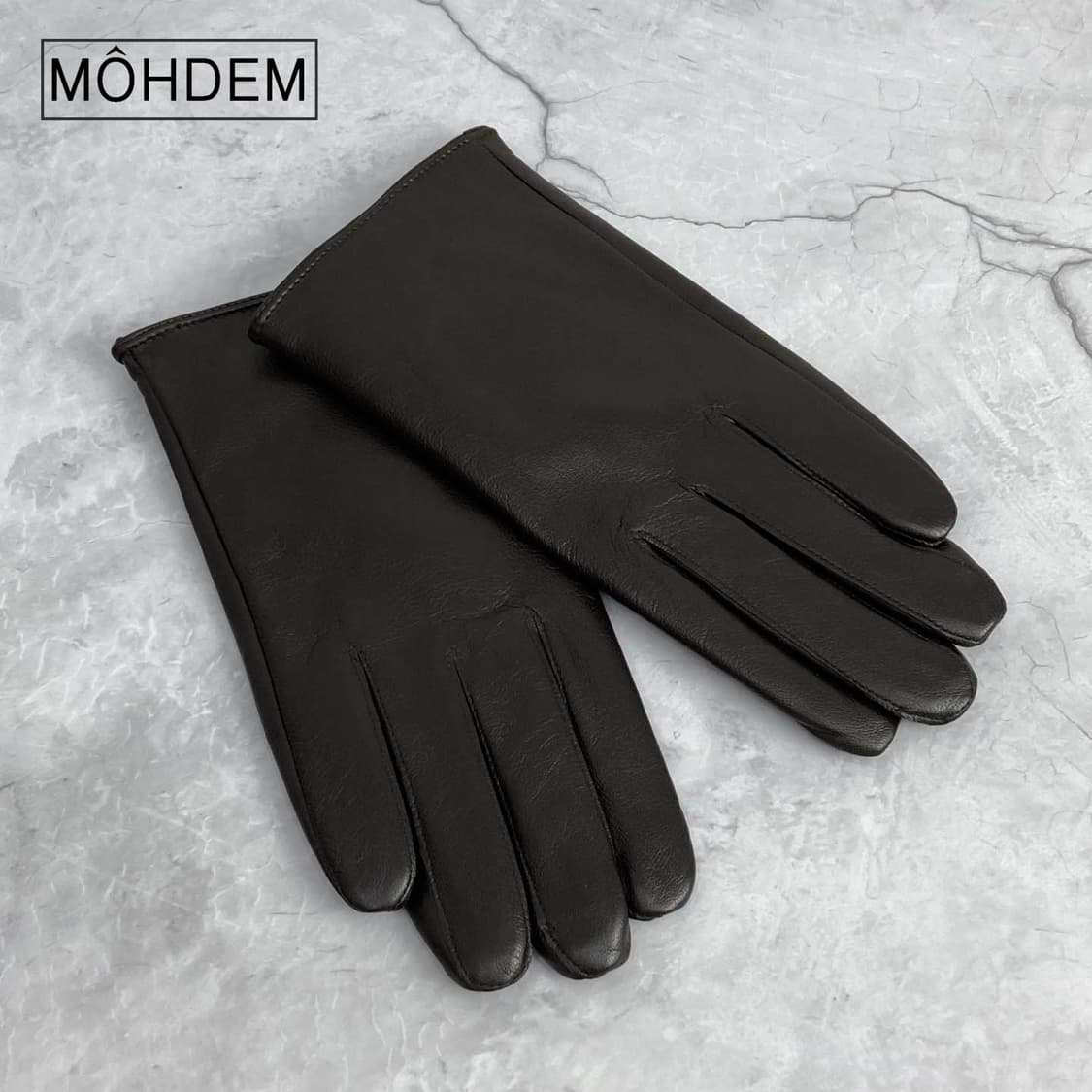 [premium] 가죽 장갑 진브라운 상품이미지1