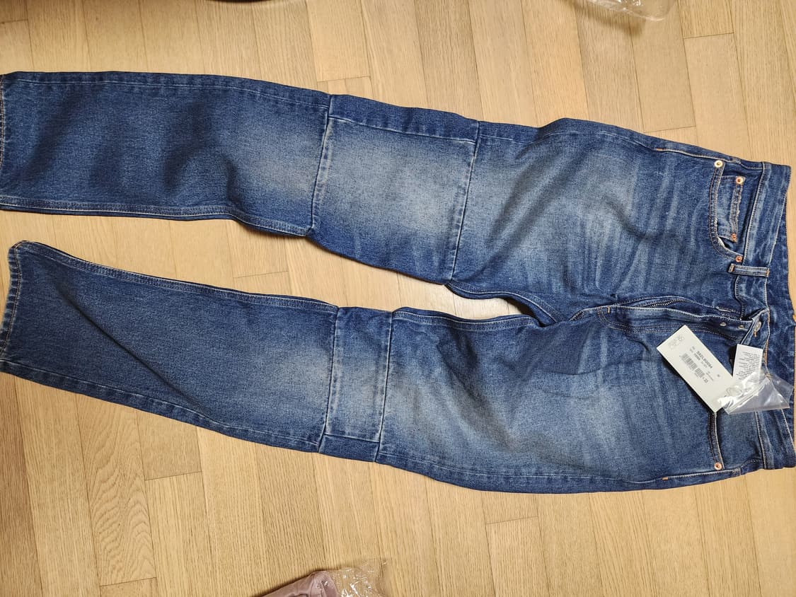 33 MM6 메종마르지엘라 패널 레그 데님 상품이미지4