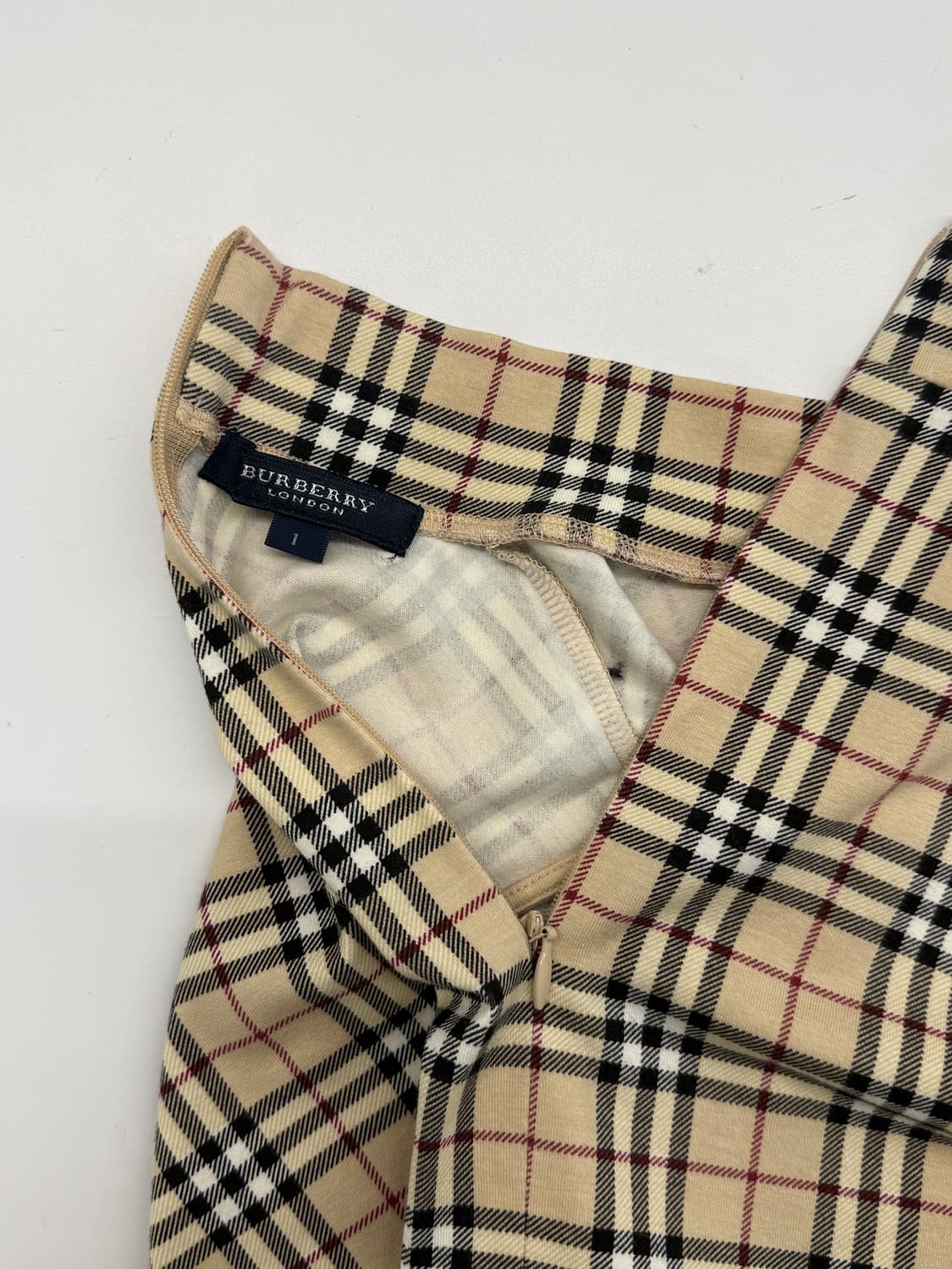 Burberry 버버리 체크 하이넥 슬리브리스 1 상품이미지5