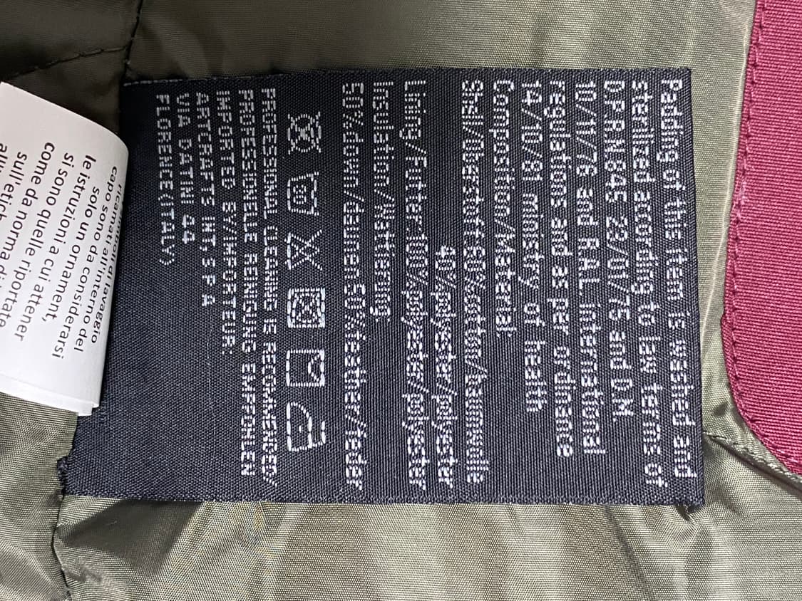 [새상품] 등산용 캐나디언 구스 여성 패딩 S (42) 레드와인 상품이미지7