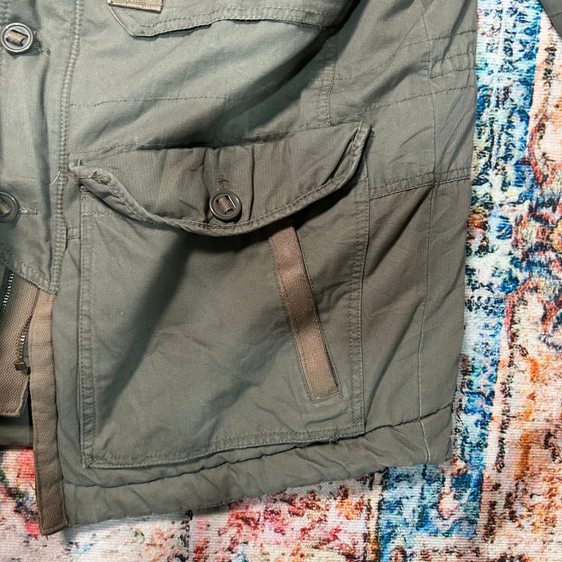 [XL] 일본 빈티지 견장 야상 자켓 상품이미지3