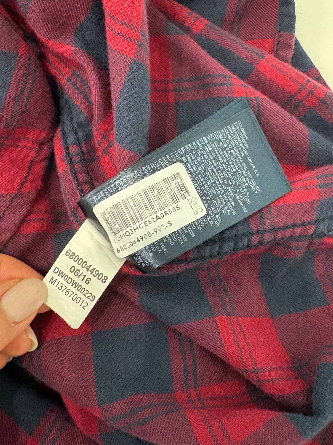 hilfiger denim Tartan checkered shirt 상품이미지4