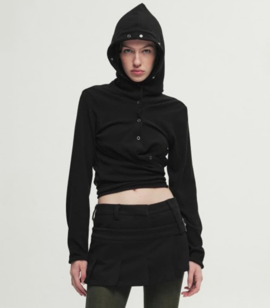 세릭 랩 후드 가디건 상품이미지2