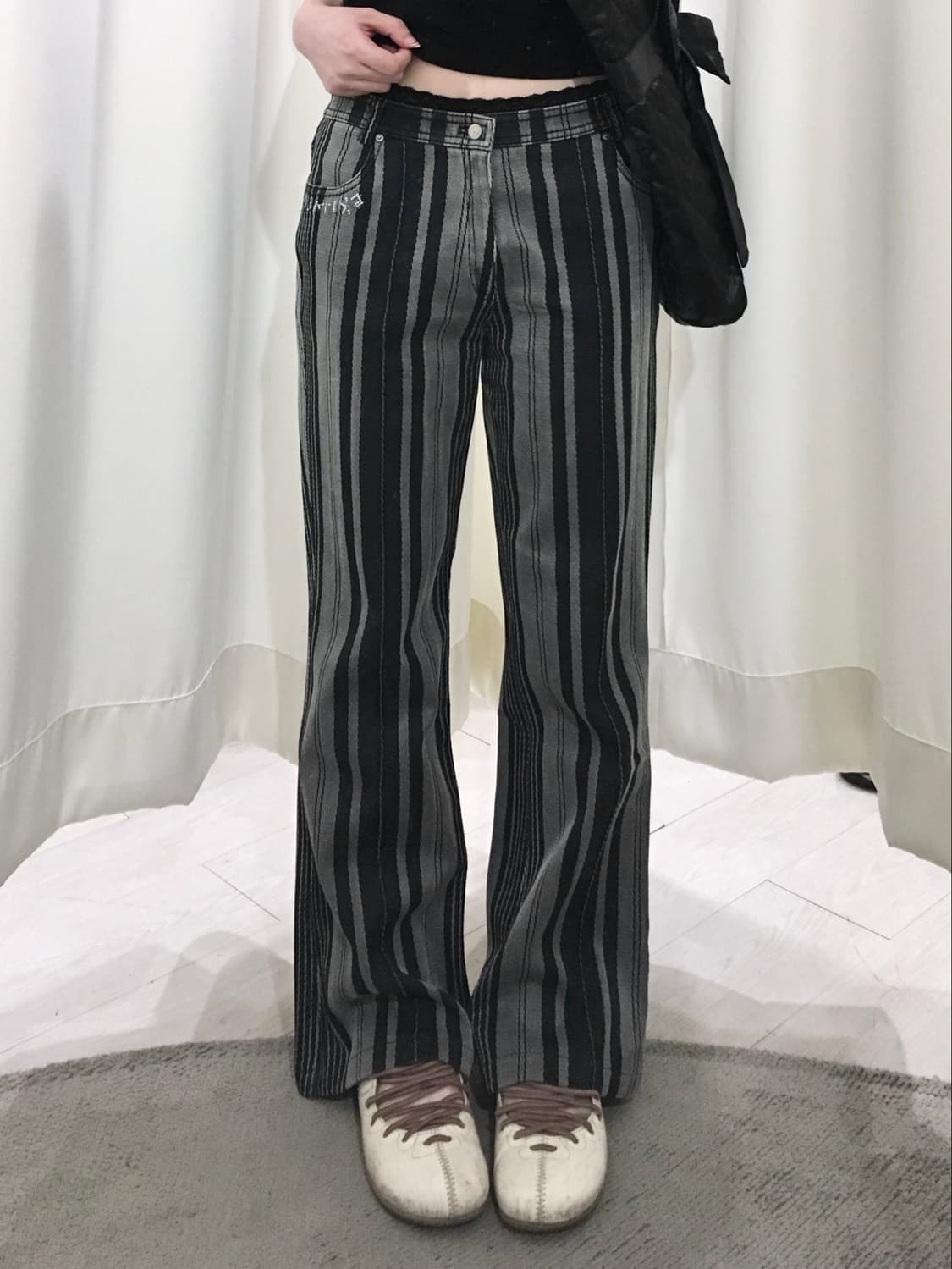 stripe y2k pants 상품이미지5