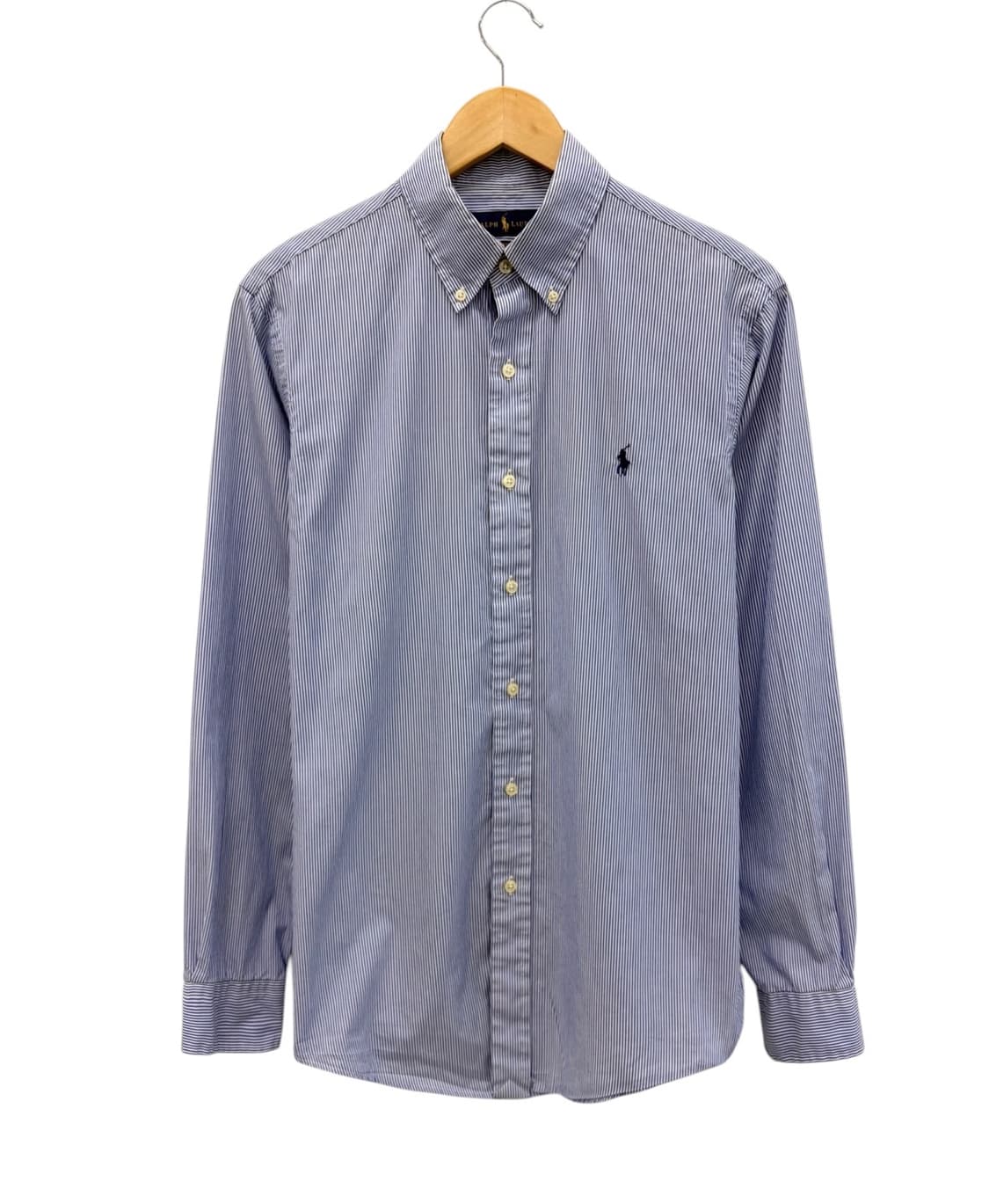 폴로 QR 신형 줄무늬 셔츠 화이트&블루 (M/국내100~105) 상품이미지1