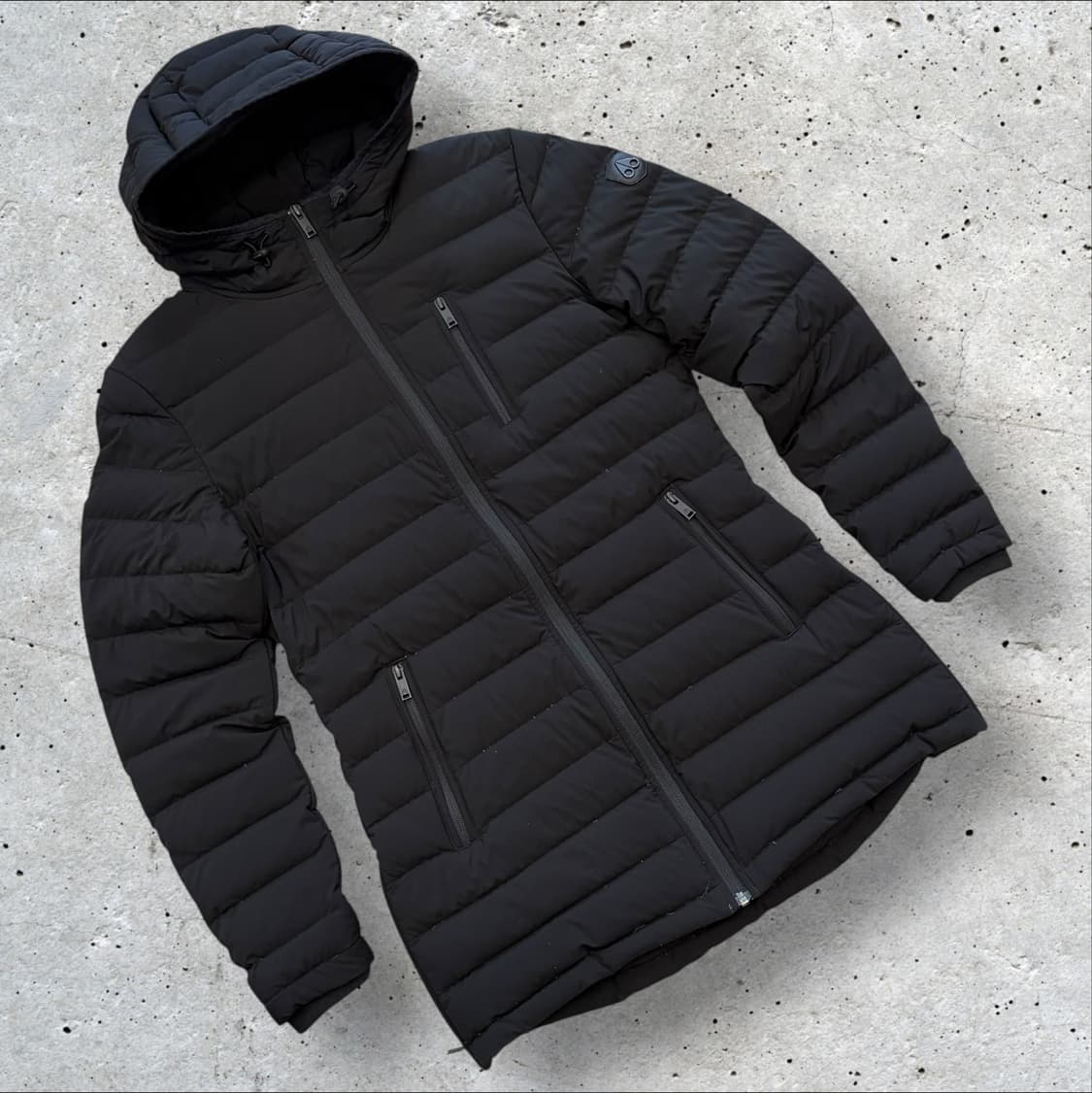 [M] 무스너클 14주년 릭클리프 블랙 패딩 오케이몰택 D69 상품이미지1