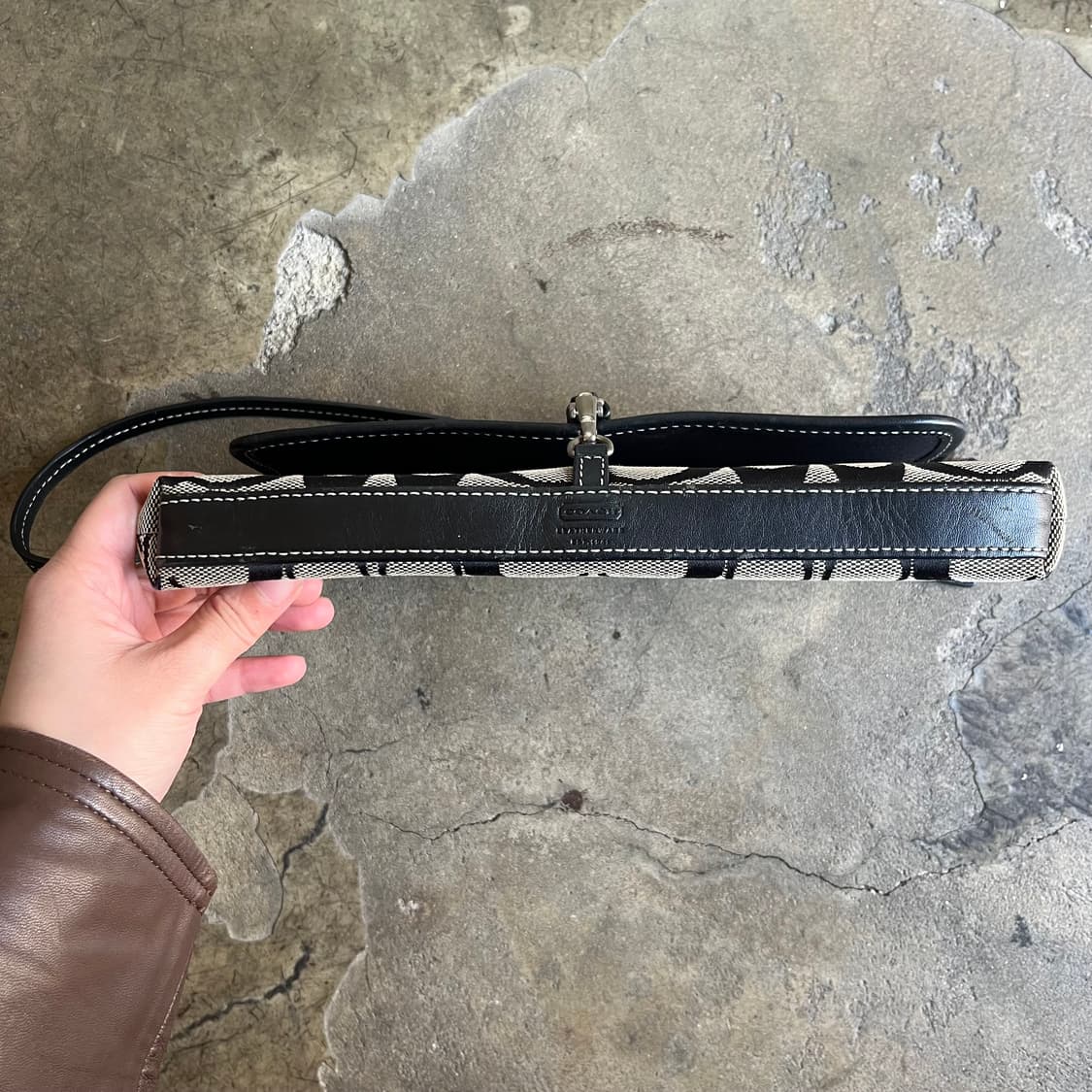 00s 코치 자카드 미니 백 상품이미지8