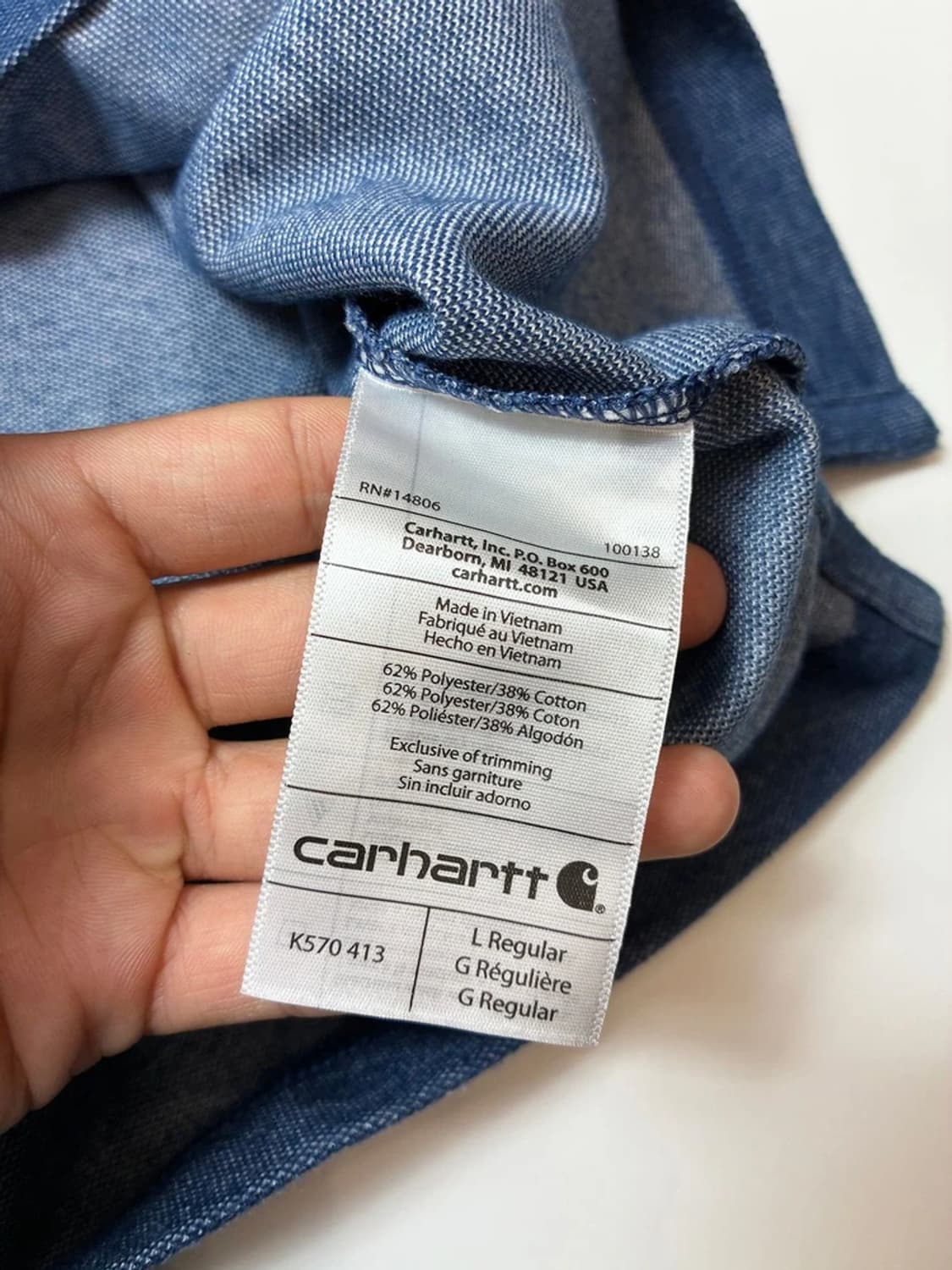 칼하트 미드웨이트 레귤러 숏슬리브 포켓 반팔 티셔츠 PN9601 상품이미지7