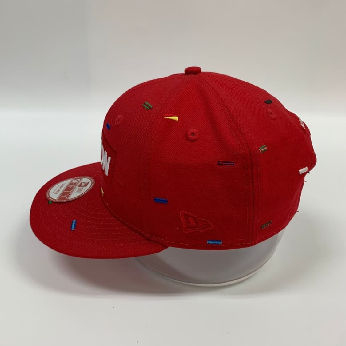 뉴에라 9FIFTY 런던 자수 로고 스냅백 레드 상품이미지2