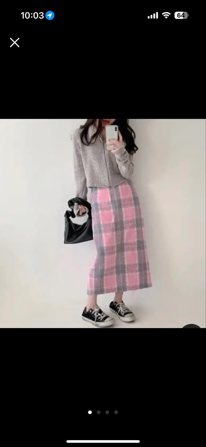 미니포에 체크 sk 상품이미지1