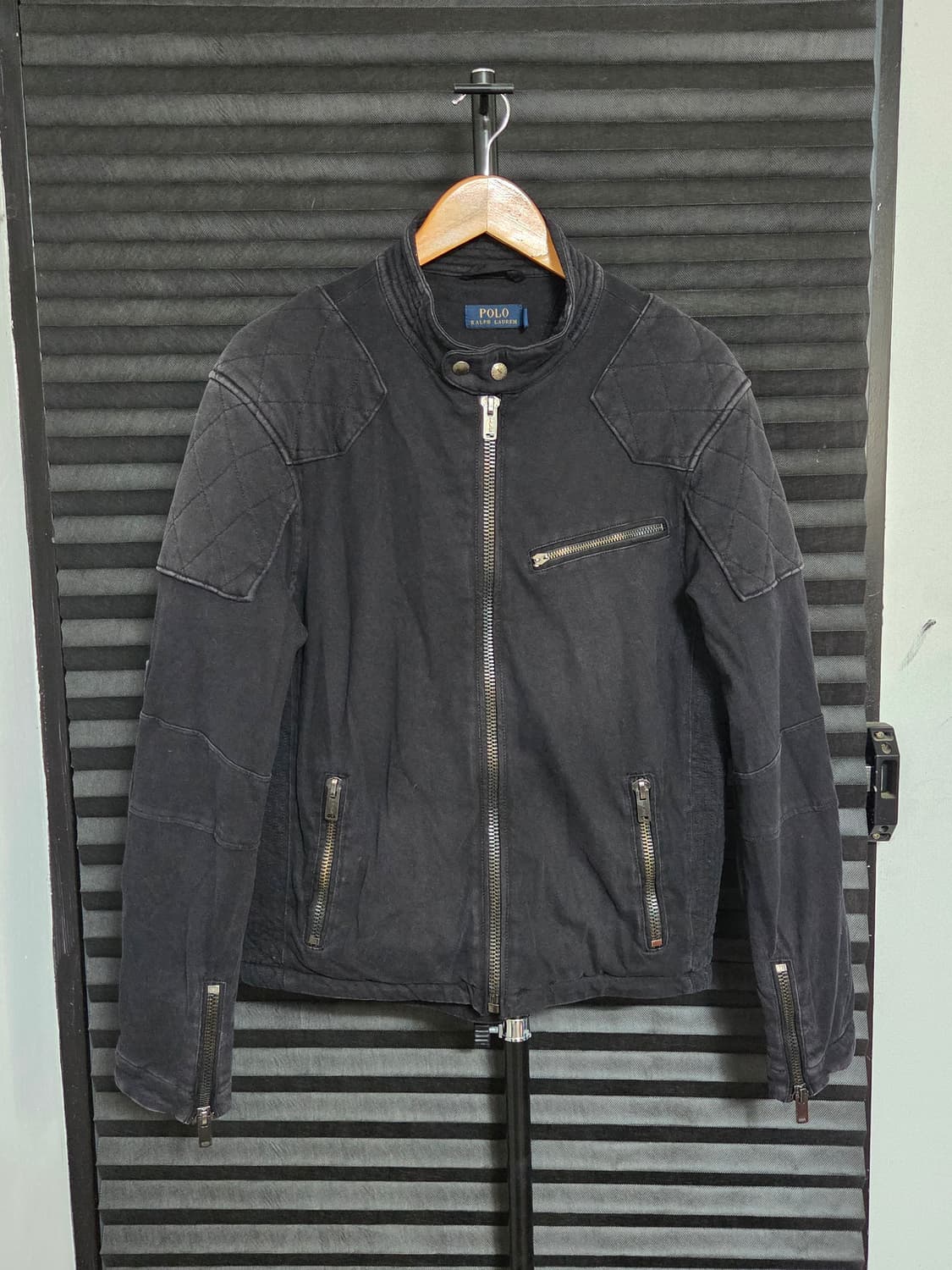 (정품) [폴로 랄프로렌] 코튼 퀼팅 모토 자켓 | 00120 상품이미지1