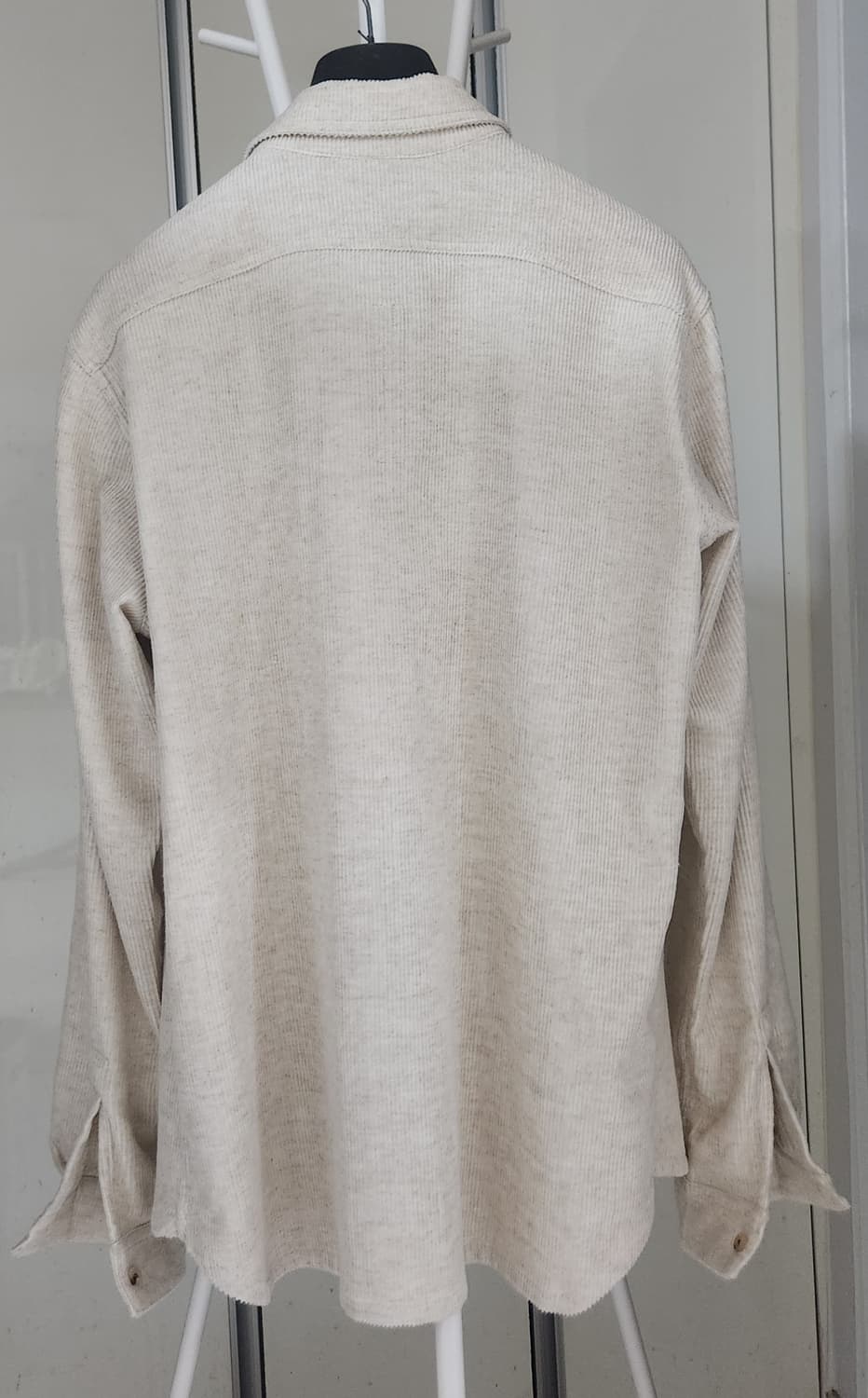 릭오웬스 FW25 코듀로이 워크 셔츠 내츄럴 컬러 48사이즈 상품이미지2