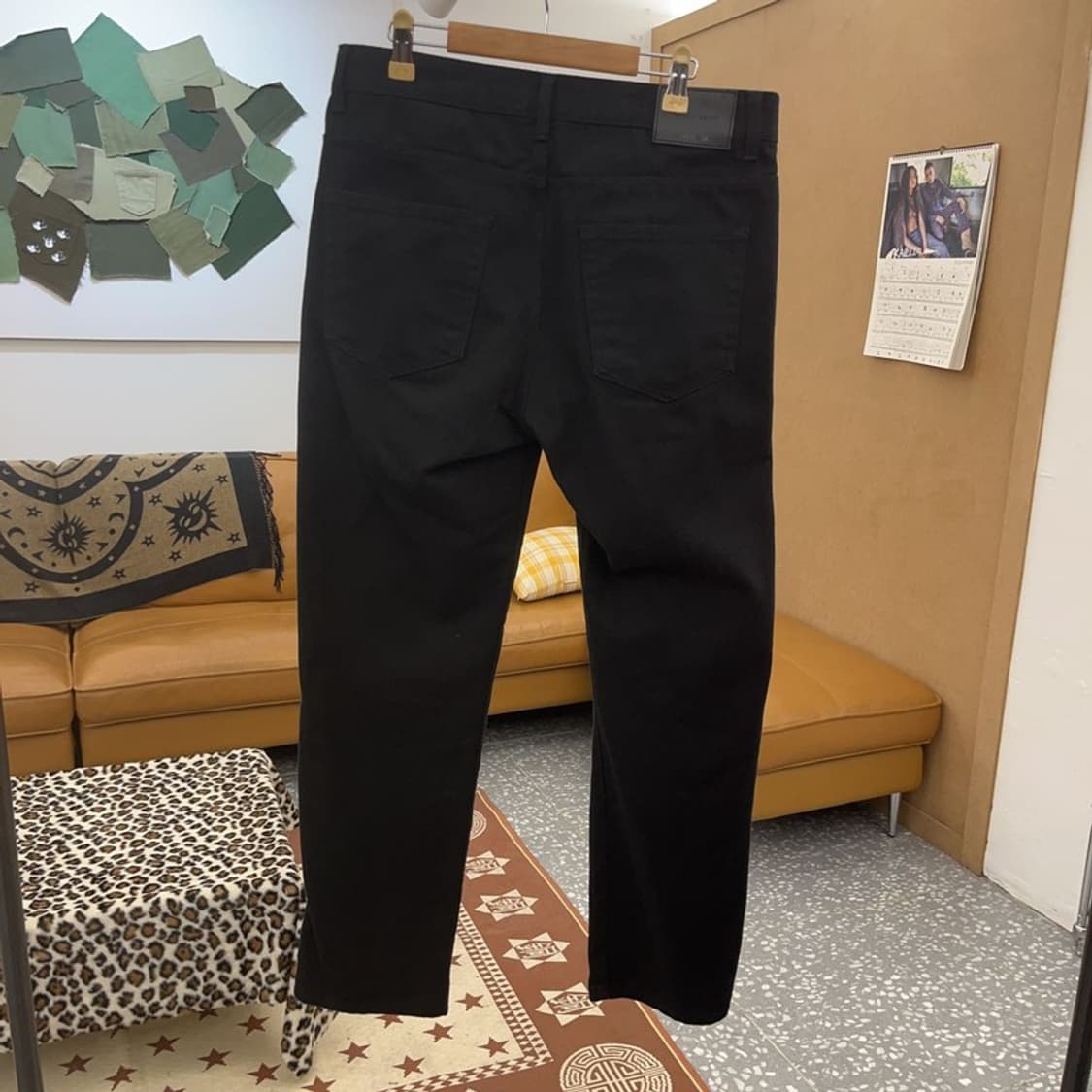 인스턴트데님 모던 락시크 블랙진 데님 흑청팬츠 30인치 C09680 상품이미지4