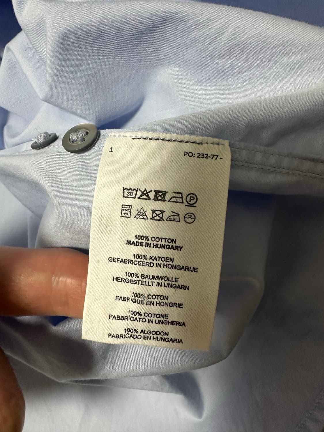 [50] 드리스 반 노튼 셔츠 스카이 블루 상품이미지7