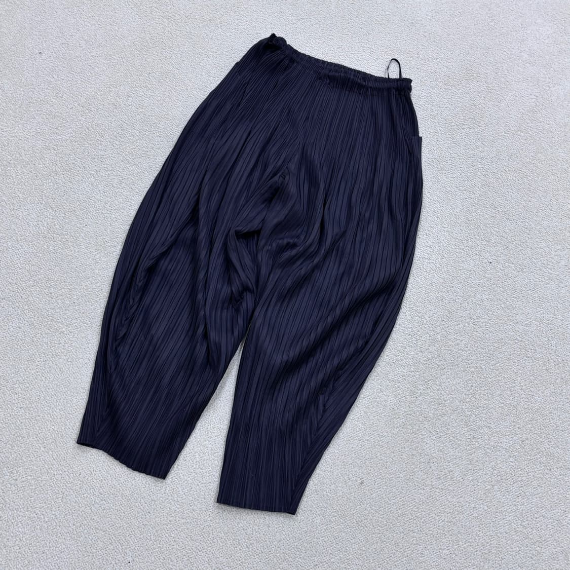 실측확인 톤톤플리츠 벌룬 와이드 팬츠 0415E 상품이미지1