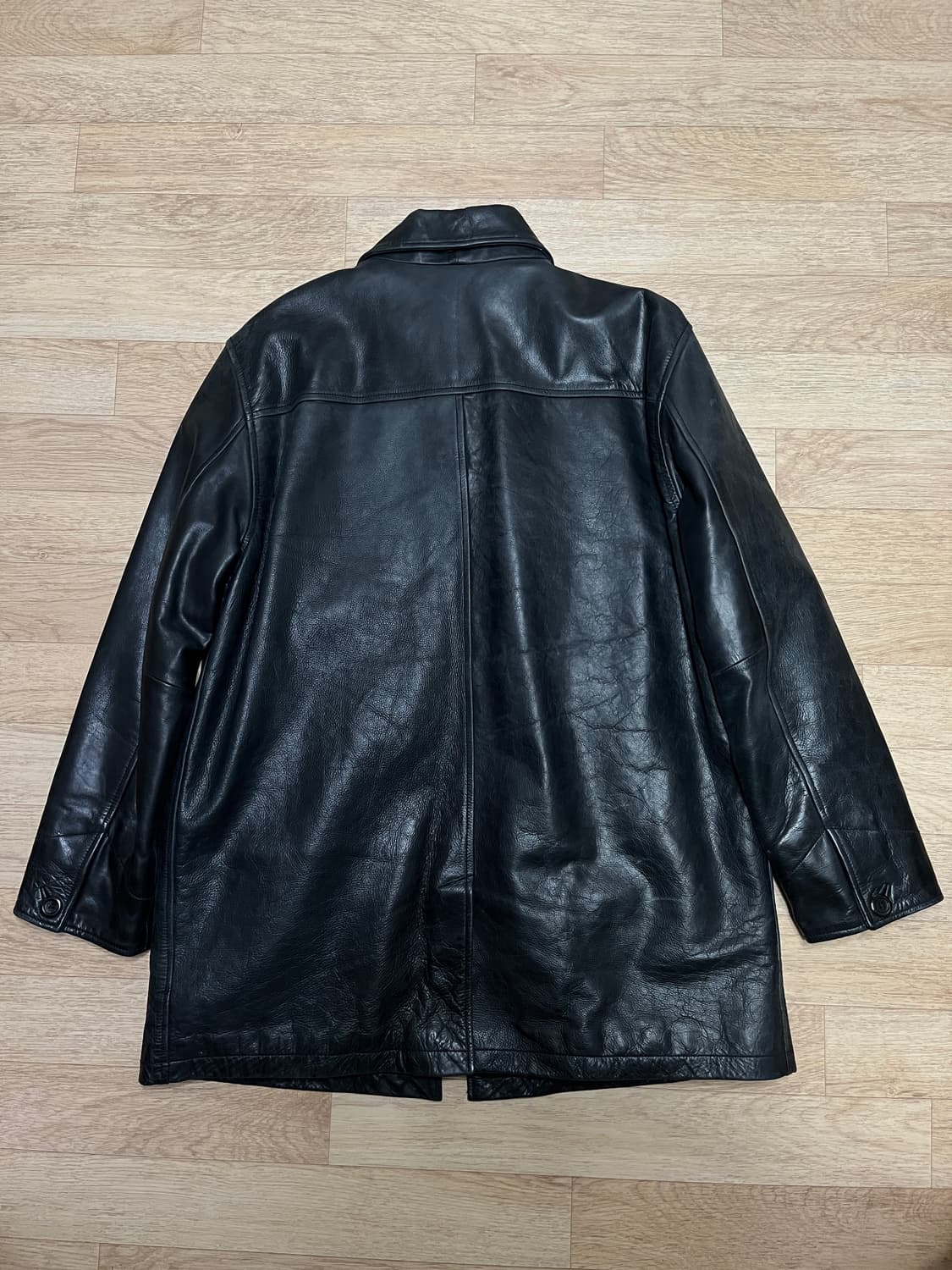 올드캡 레더 카코트 블랙 XL 상품이미지2