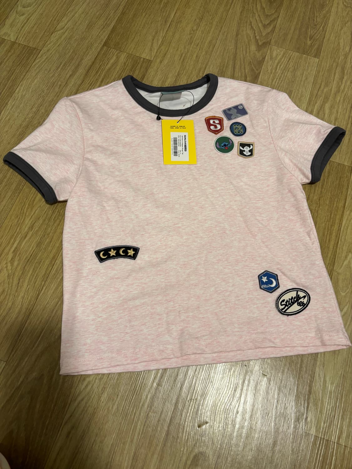 선러브 와펜 반팔티 상품이미지3