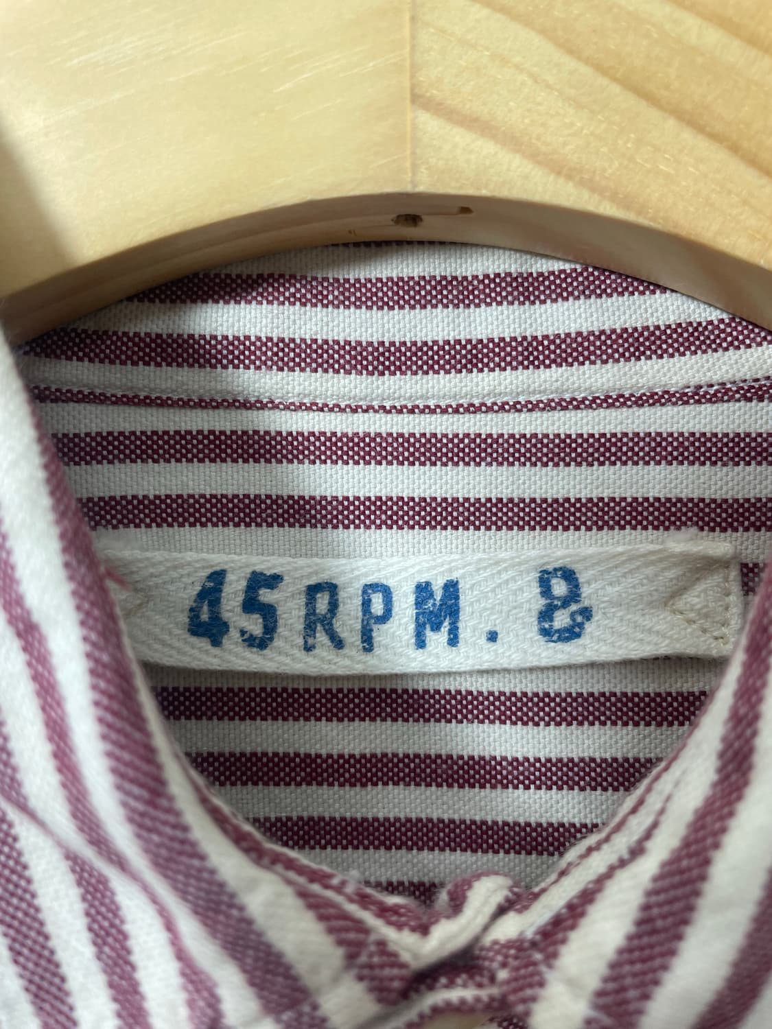 45rpm 스트라이프 옥스포드 셔츠 M - S58 상품이미지4