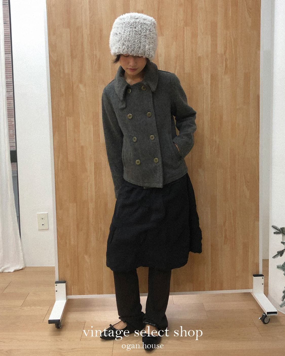 vintage wool short peacoat 상품이미지3